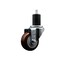 Service Caster 3'' SS Maroon Poly Wheel Swivel 1-3/4'' Expanding Stem Caster SCC-SSEX20S314-PPUB-MRN-134 - alternate 1